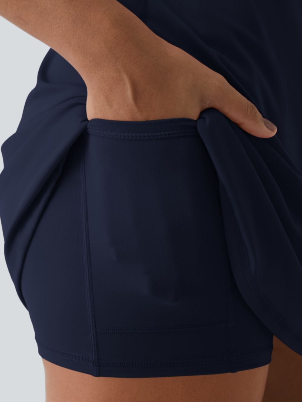 HALARA SoftlyZero Plush Backless Active Dress - Easy Peezy - Picture 4 of 6